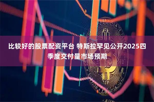 比较好的股票配资平台 特斯拉罕见公开2025四季度交付量市场预期